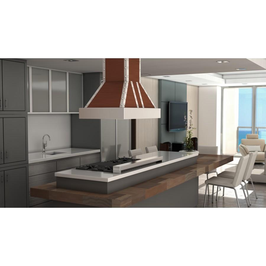 ZLINE 30" Copper Finish Island Range Hood, 655i-CSSSS-30
