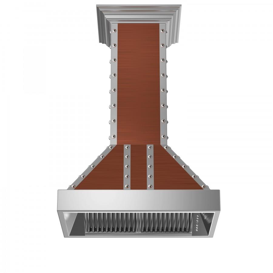 ZLINE 30" Copper Finish Island Range Hood, 655i-CSSSS-30