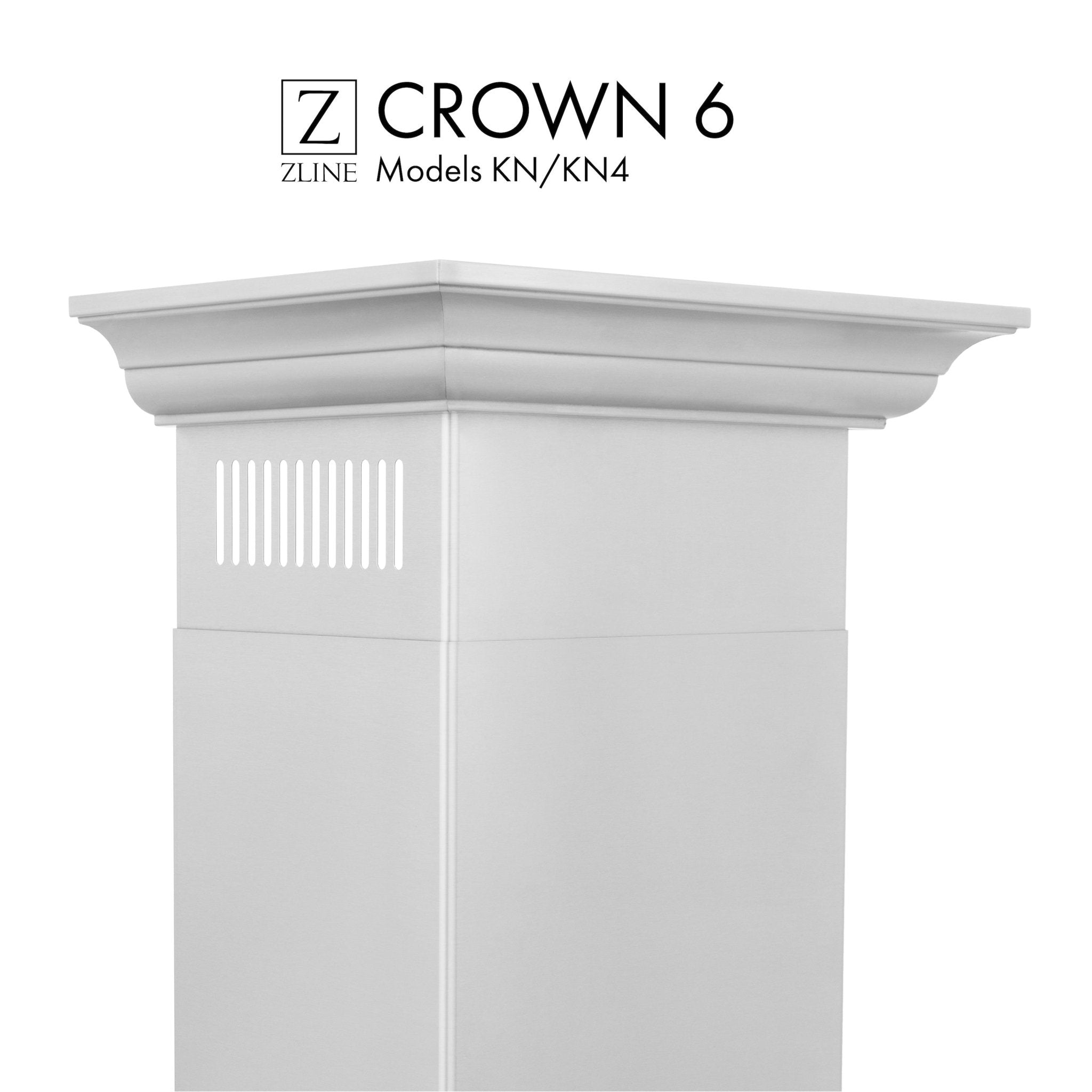 ZLINE Crown Molding Profile 6 for Wall Mount Range Hood CM6-KN/KN4