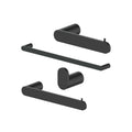 ZLINE Crystal Bay Bathroom Accessories Package with Towel Rail, Hook, Ring and Toilet Paper Holder, 4BP-CBYACC-MB