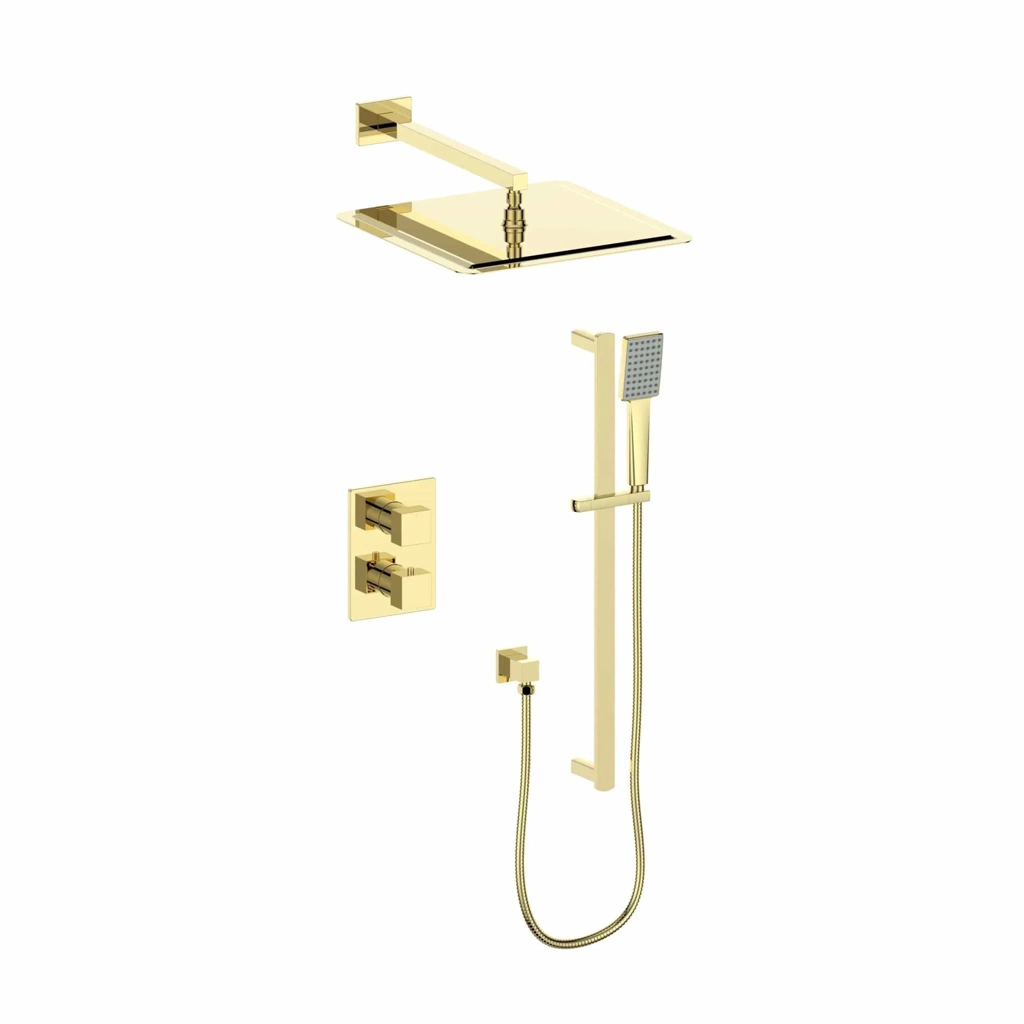 ZLINE Crystal Bay Thermostatic Shower System CBY-SHS-T2-PG