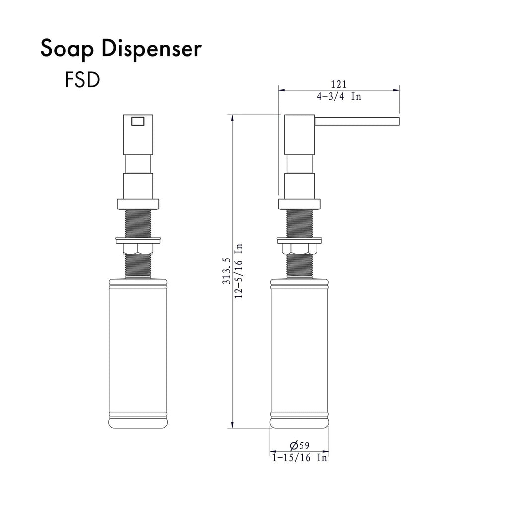 ZLINE Faucet Soap Dispenser FSD-MB