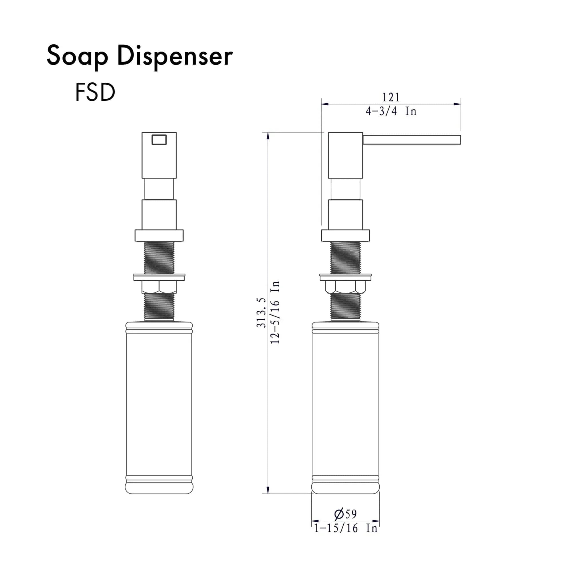 ZLINE Faucet Soap Dispenser FSD-MB