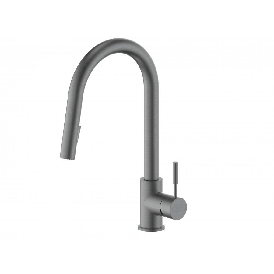 ZLINE Gemini Kitchen Faucet in Gun Metal, GEM-KF-GM