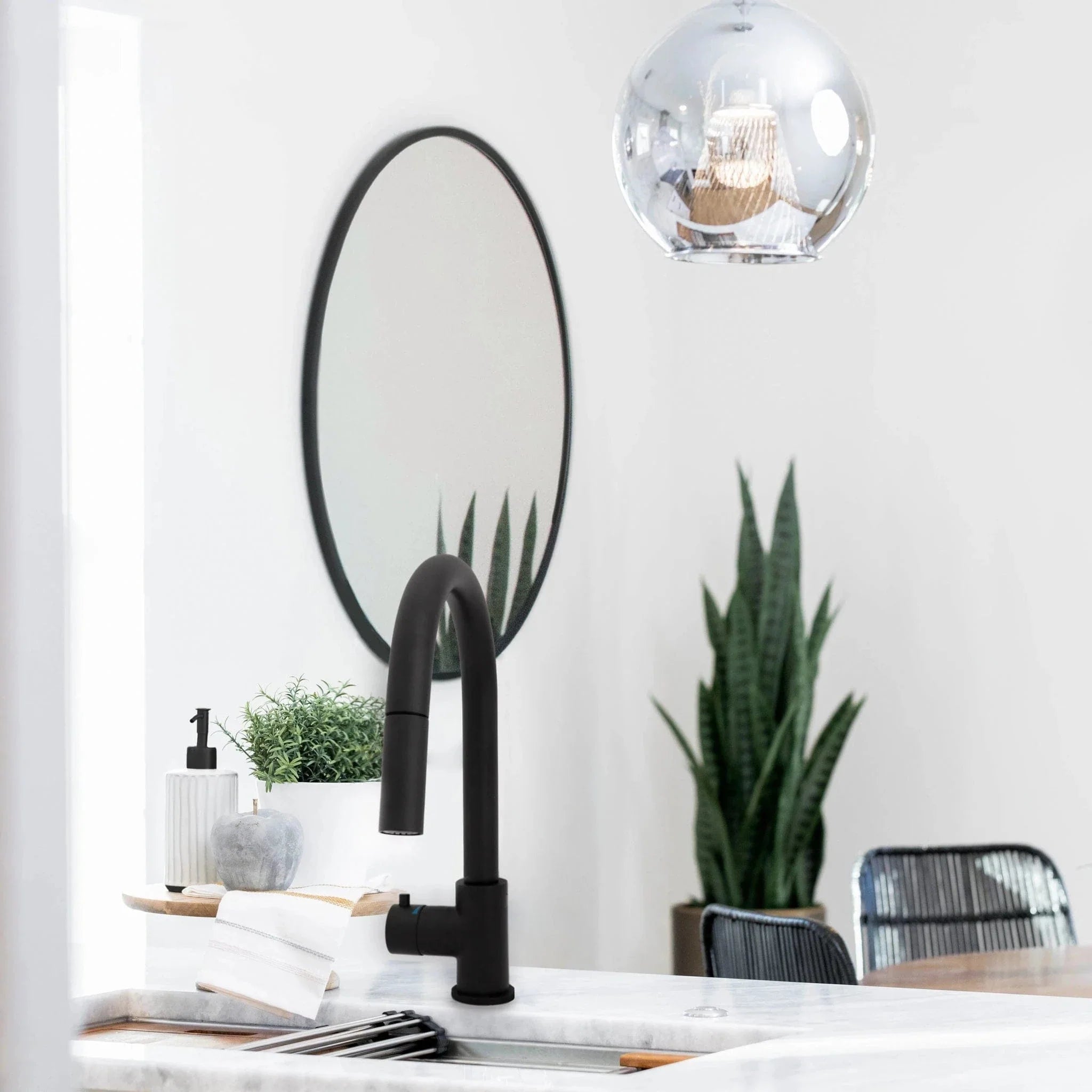 ZLINE Gemini Touchless Kitchen Faucet GEM-KFS-MB