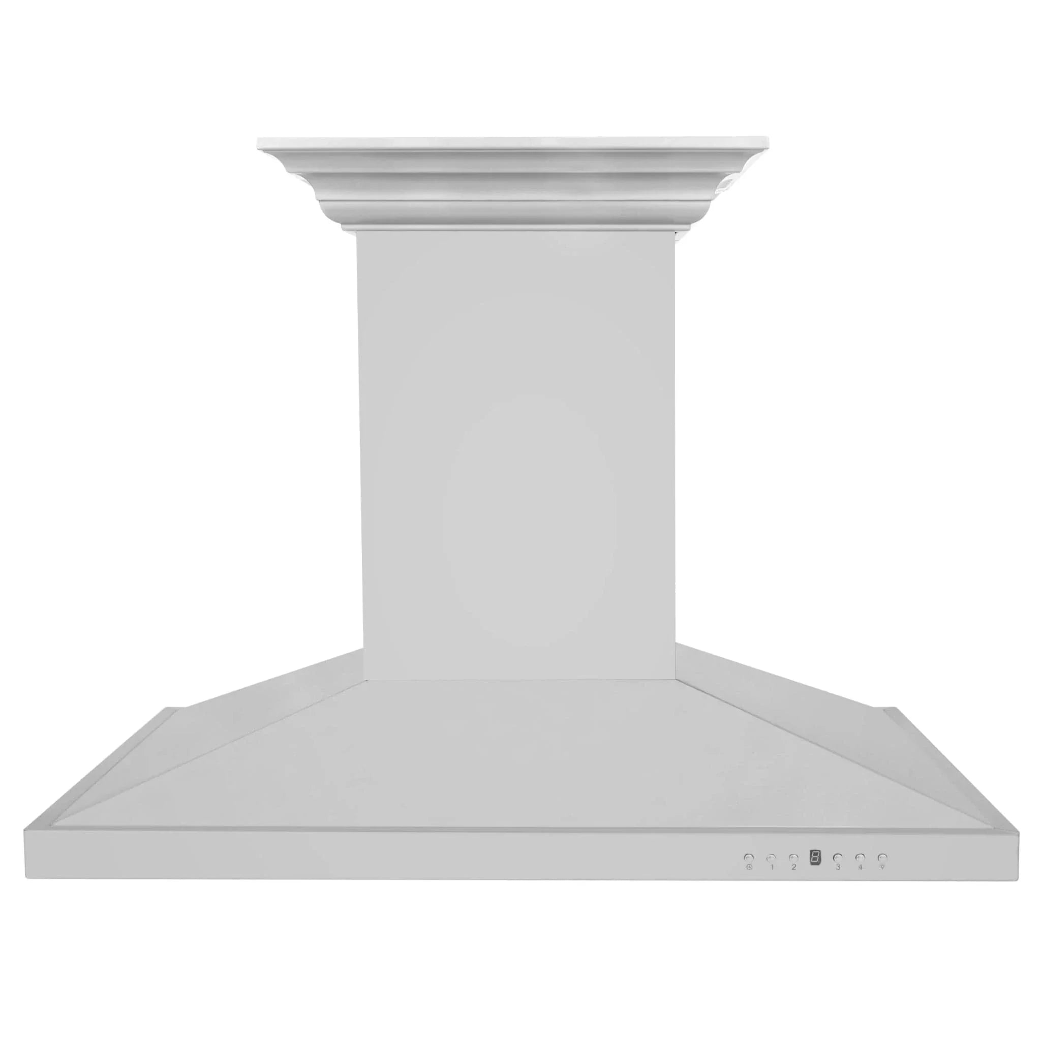 Zline Island Mount Range Hood in Stainless Steel with Built-in ZLINE CrownSound™ Bluetooth Speakers GL2iCRN-BT-36