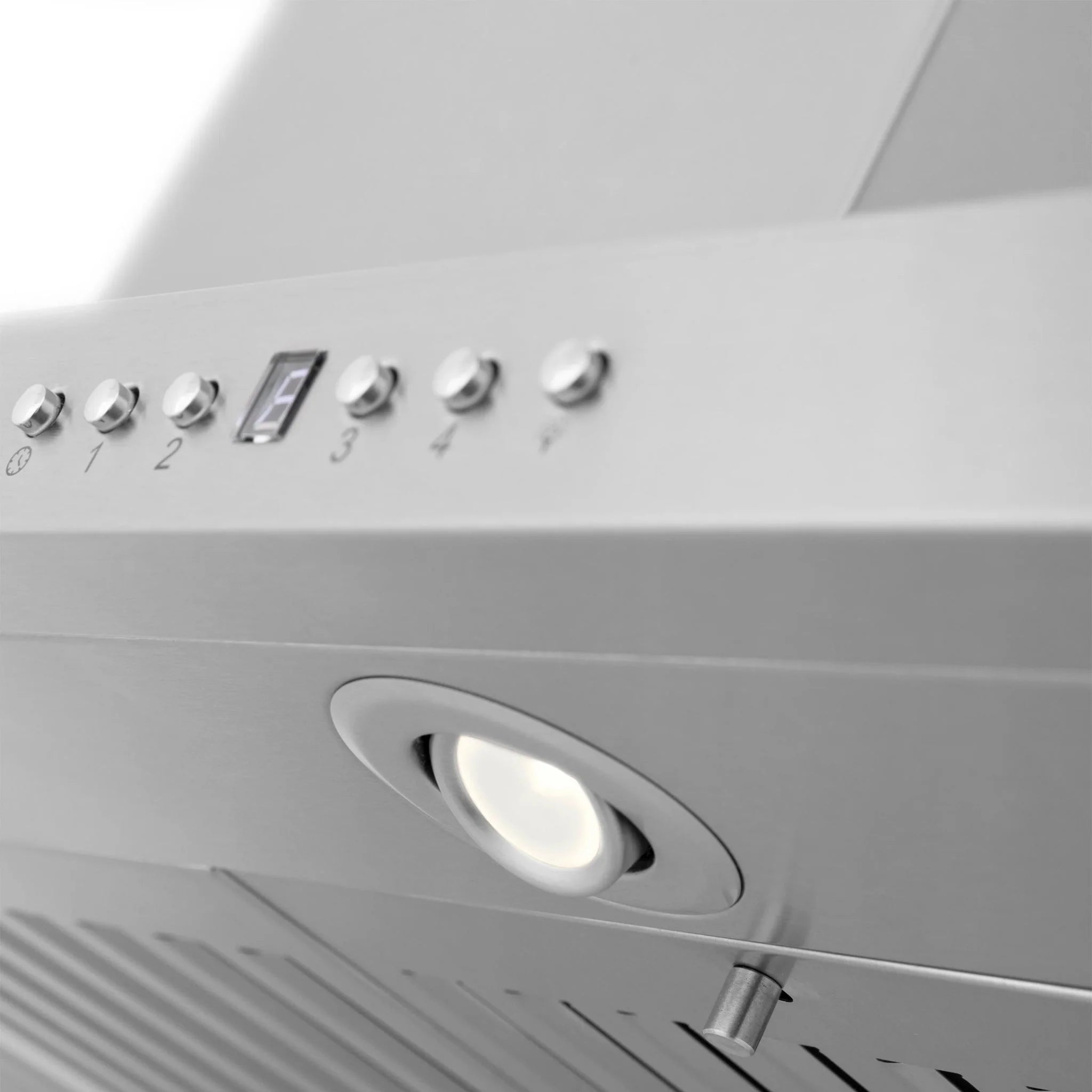 Zline Island Mount Range Hood in Stainless Steel with Built-in ZLINE CrownSound™ Bluetooth Speakers GL2iCRN-BT-36