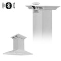 Zline Island Range Hood, Stainless, Bluetooth Speakers GL2iCRN-BT-30