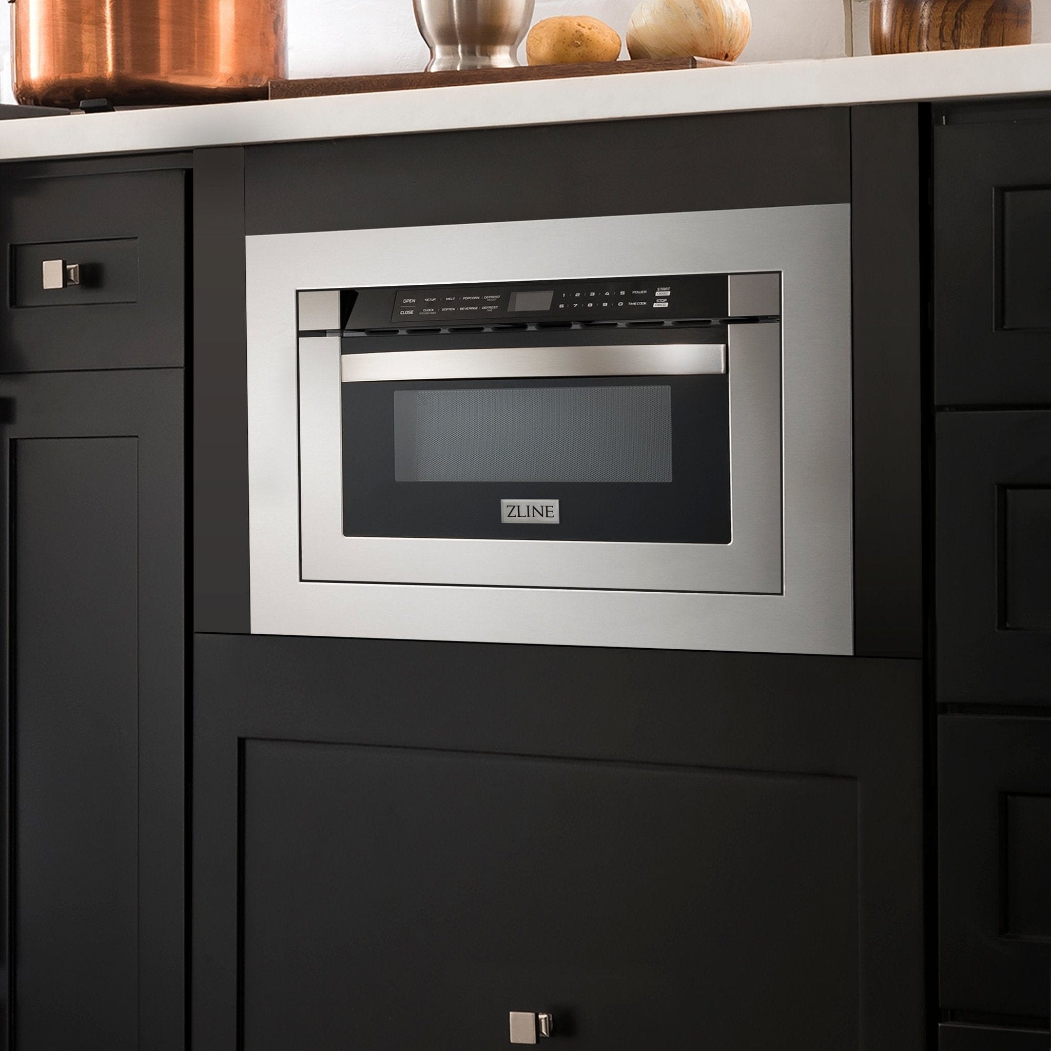 ZLINE Microwave Drawer with Trim Kit, MWD-TK-30