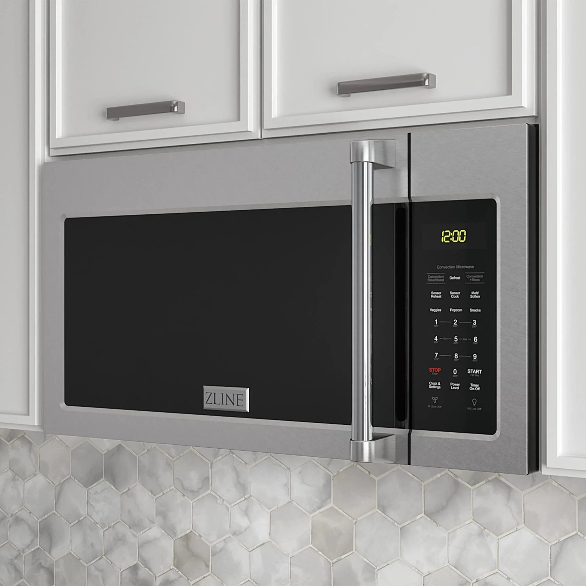 ZLINE Over Range Microwave Oven, Stainless Steel, MWO-OTR-H-30-SS