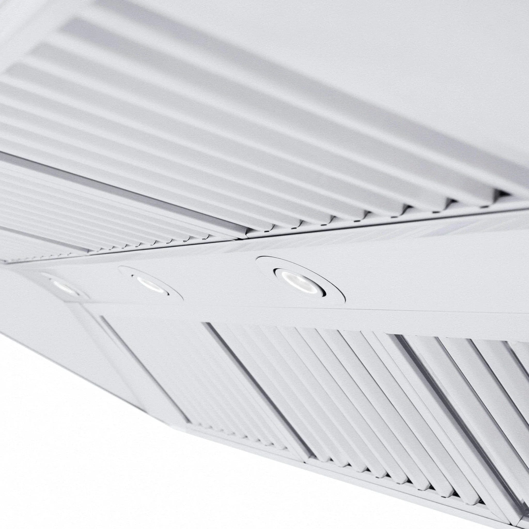 ZLINE Professional Convertible Vent Wall Mount Range Hood in Stainless Steel with Crown Molding 667CRN-42
