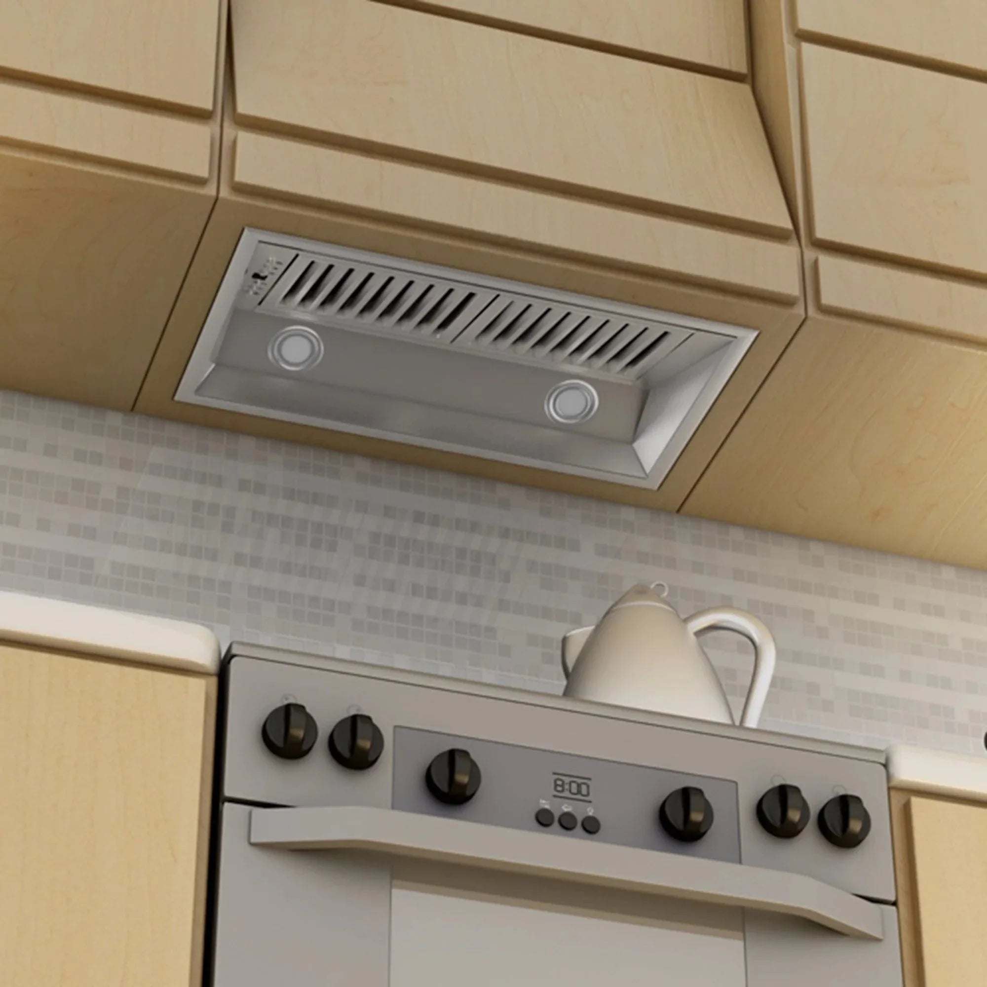 ZLINE Remote Blower Ducted Range Hood Insert in Stainless Steel 695-RD-28