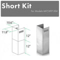 ZLINE Short Kit for 8' Ceilings-Outdoor Wall, SK-667/697-304