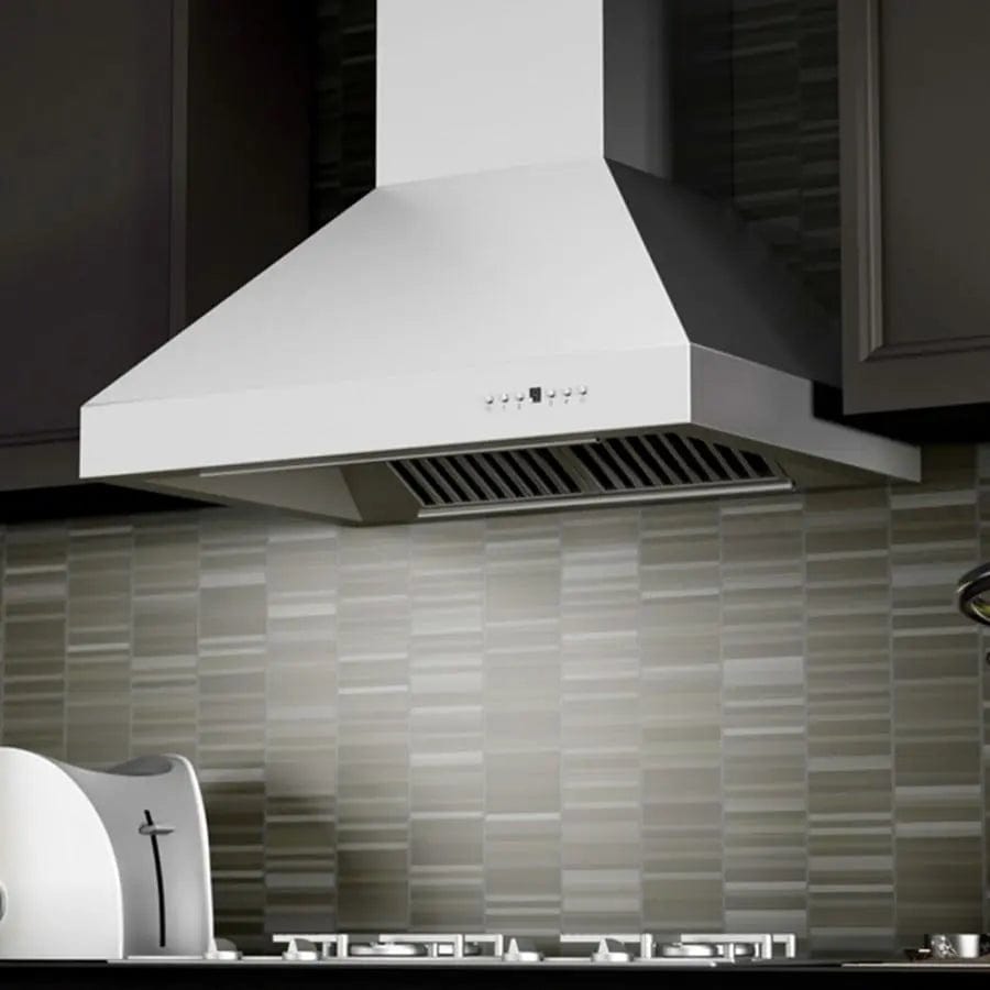 ZLINE 36" Remote Blower Wall Mount Range Hood in Stainless Steel, 697-RS-36-400