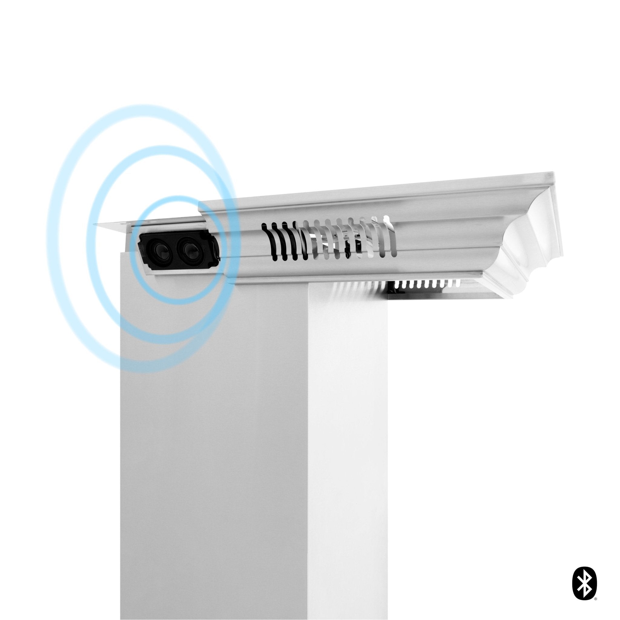 ZLINE WM RH StainlessSteelBuilt-in CrownSound™ BT Speakers KN4CRN-BT-42